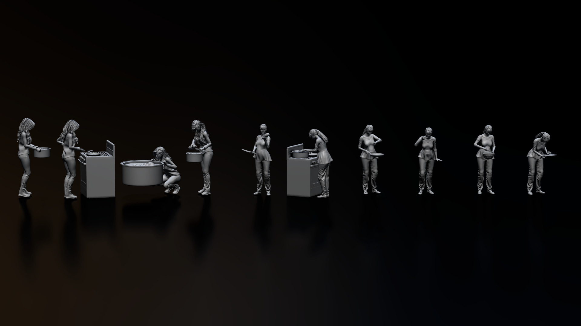 HD People 35 Cooking 3D model_6