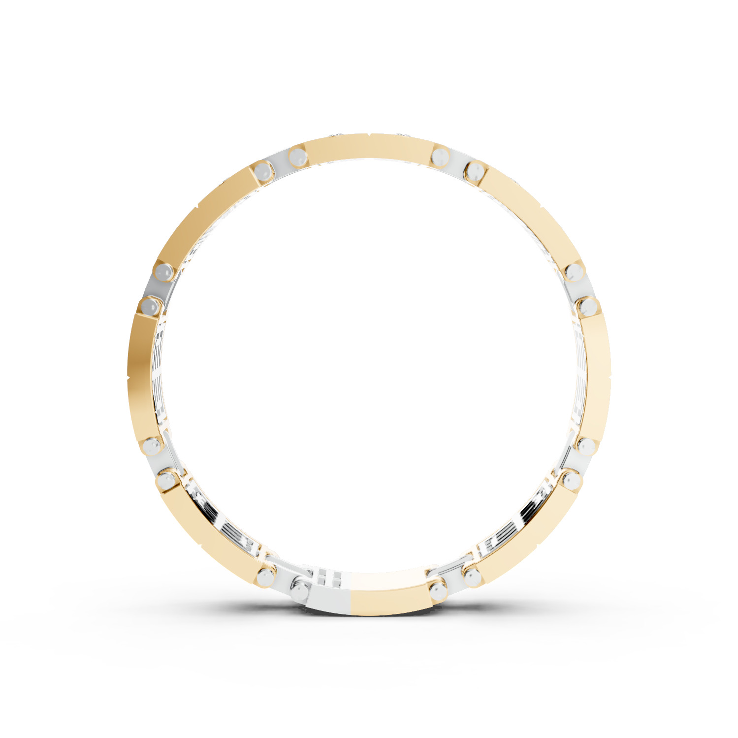 Diamond Enamel Bracelet 3D print model_2