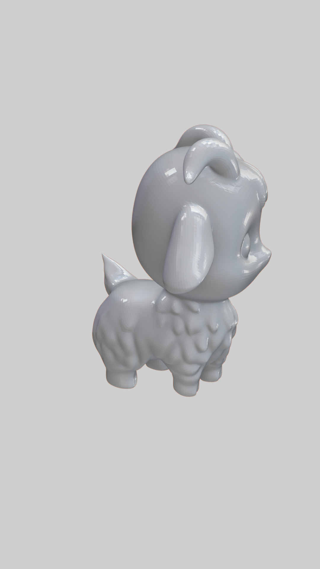 Goat 3D Free Free 3D print model_2