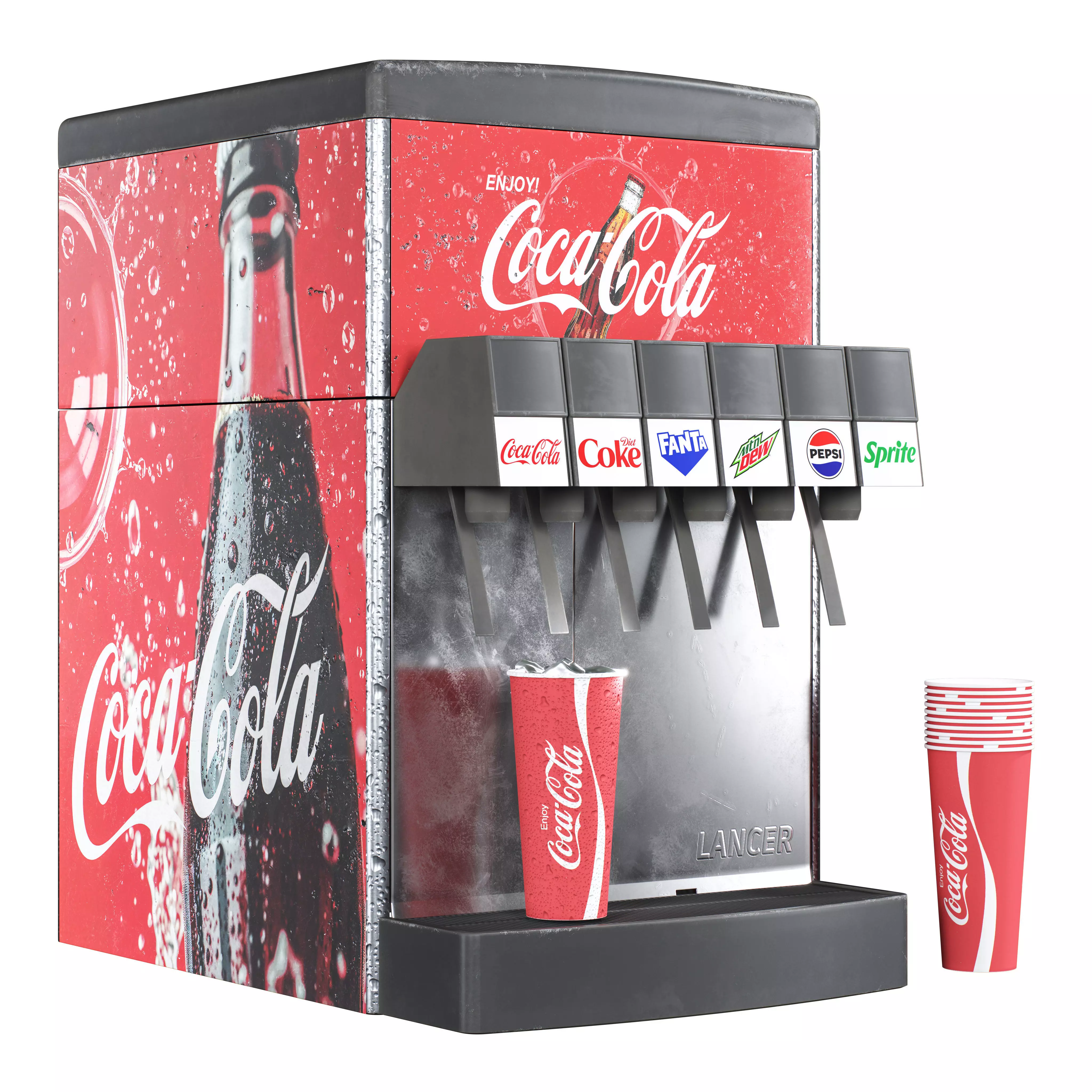 Soda Dispenser 3D model