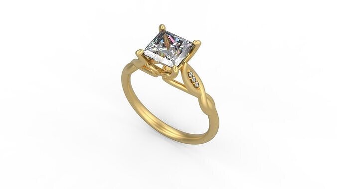 Women Solitaire 5568 3D print model