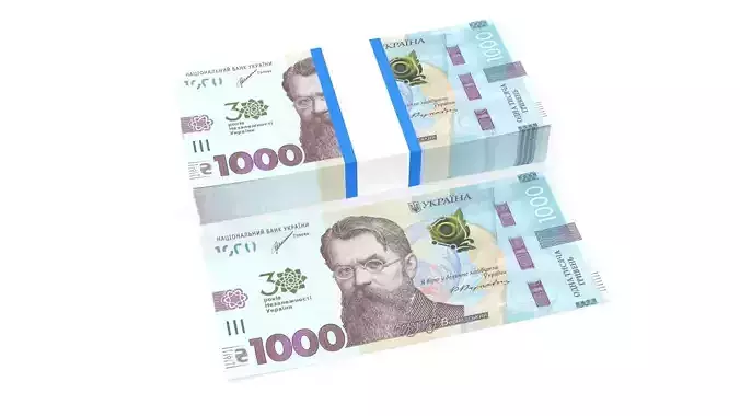 Ukrainian hryvnia1000