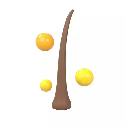 Hair Macro Care Icon v1 002 Low-poly 3D model