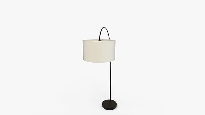 Overarching Floor Lamp 3D model 4