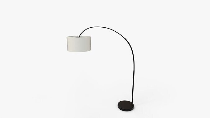 Overarching Floor Lamp 3D model 6
