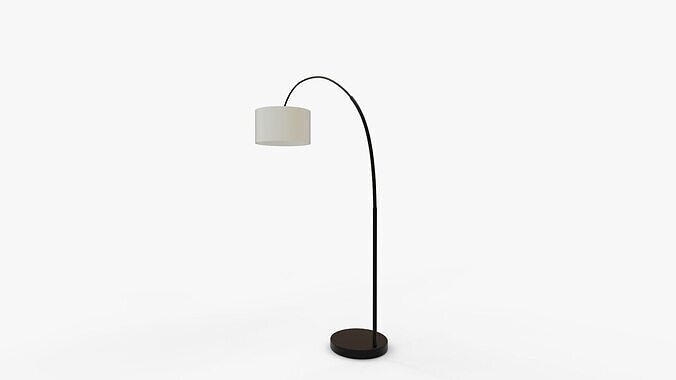 Overarching Floor Lamp 3D model 7