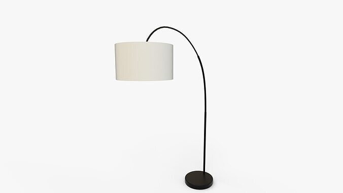 Overarching Floor Lamp 3D model 5