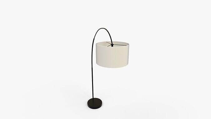 Overarching Floor Lamp 3D model 3