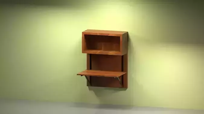 WRTING TABLE WITH SHELF