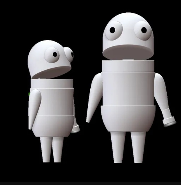 Repo 3D Robot Character 3D print model_2