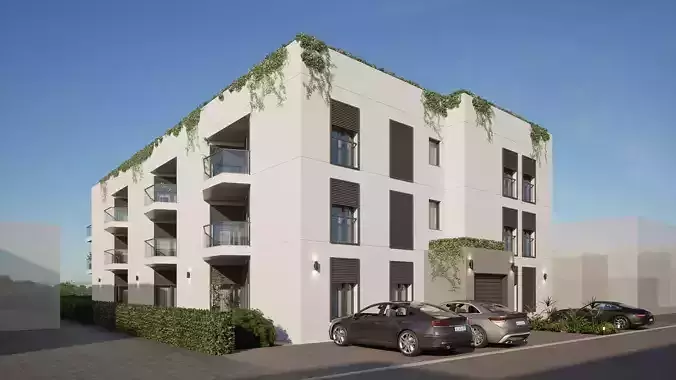 Apartment Bruhl 3D Model and Twinmotion Scene 3D model