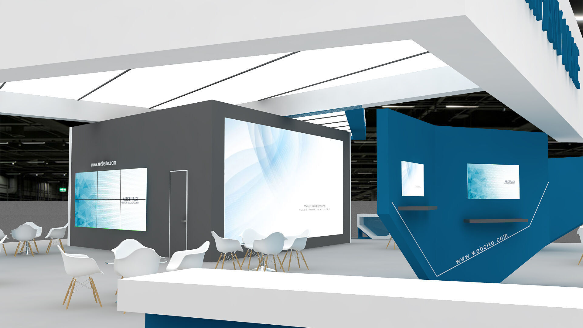 3D Model Exhibition Booth 3D model_13