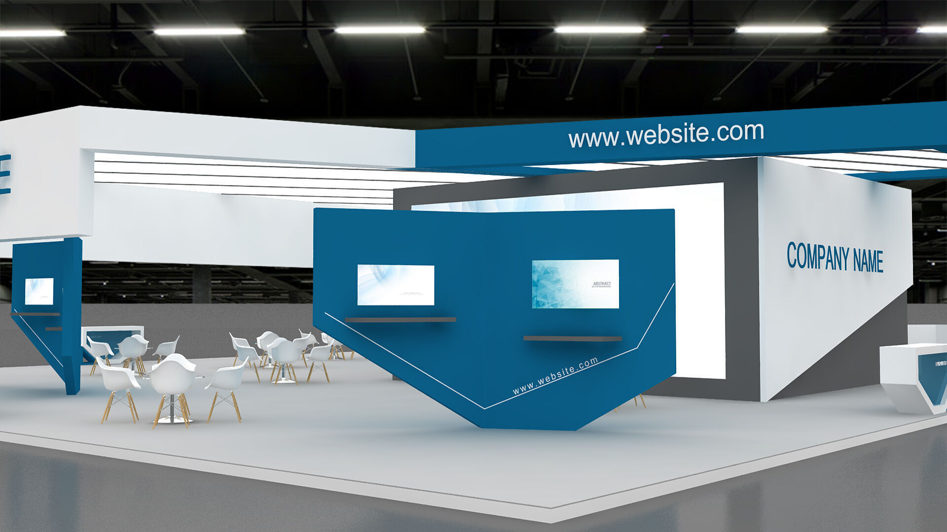 3D Model Exhibition Booth 3D model_9