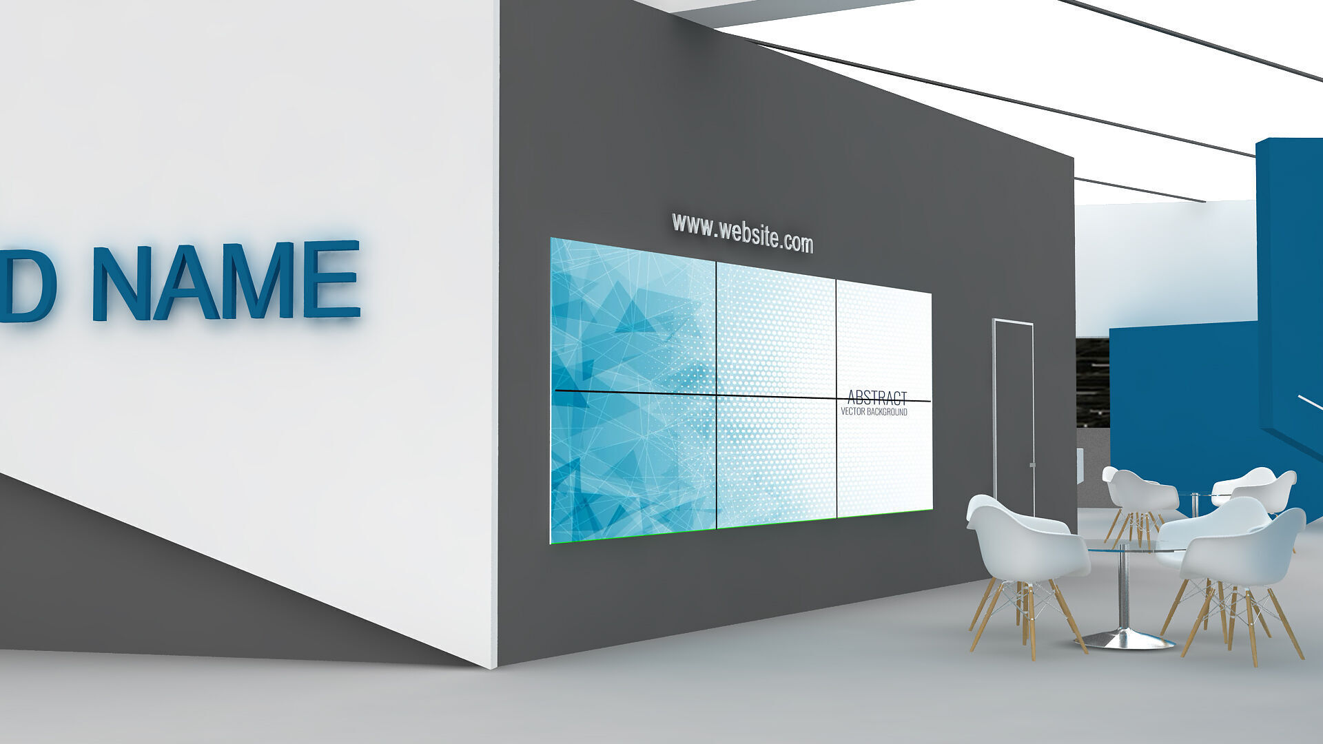 3D Model Exhibition Booth 3D model_8