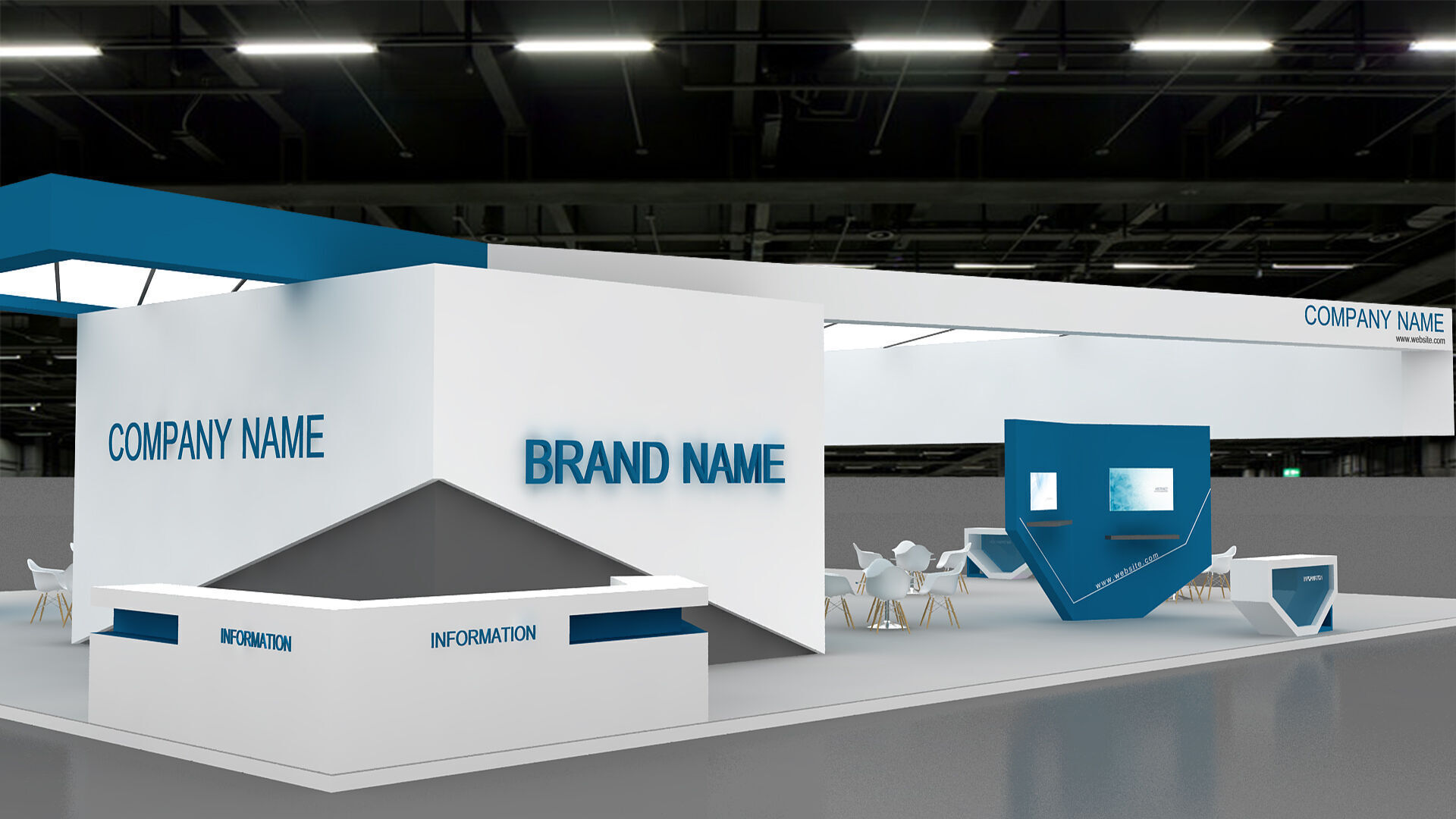 3D Model Exhibition Booth 3D model_6