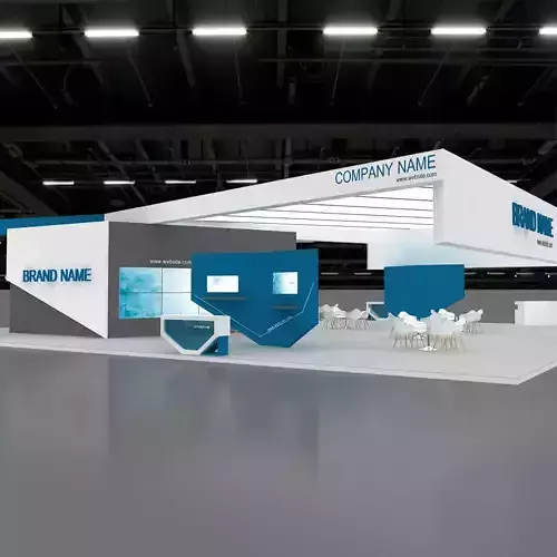 3D Model Exhibition Booth 3D model