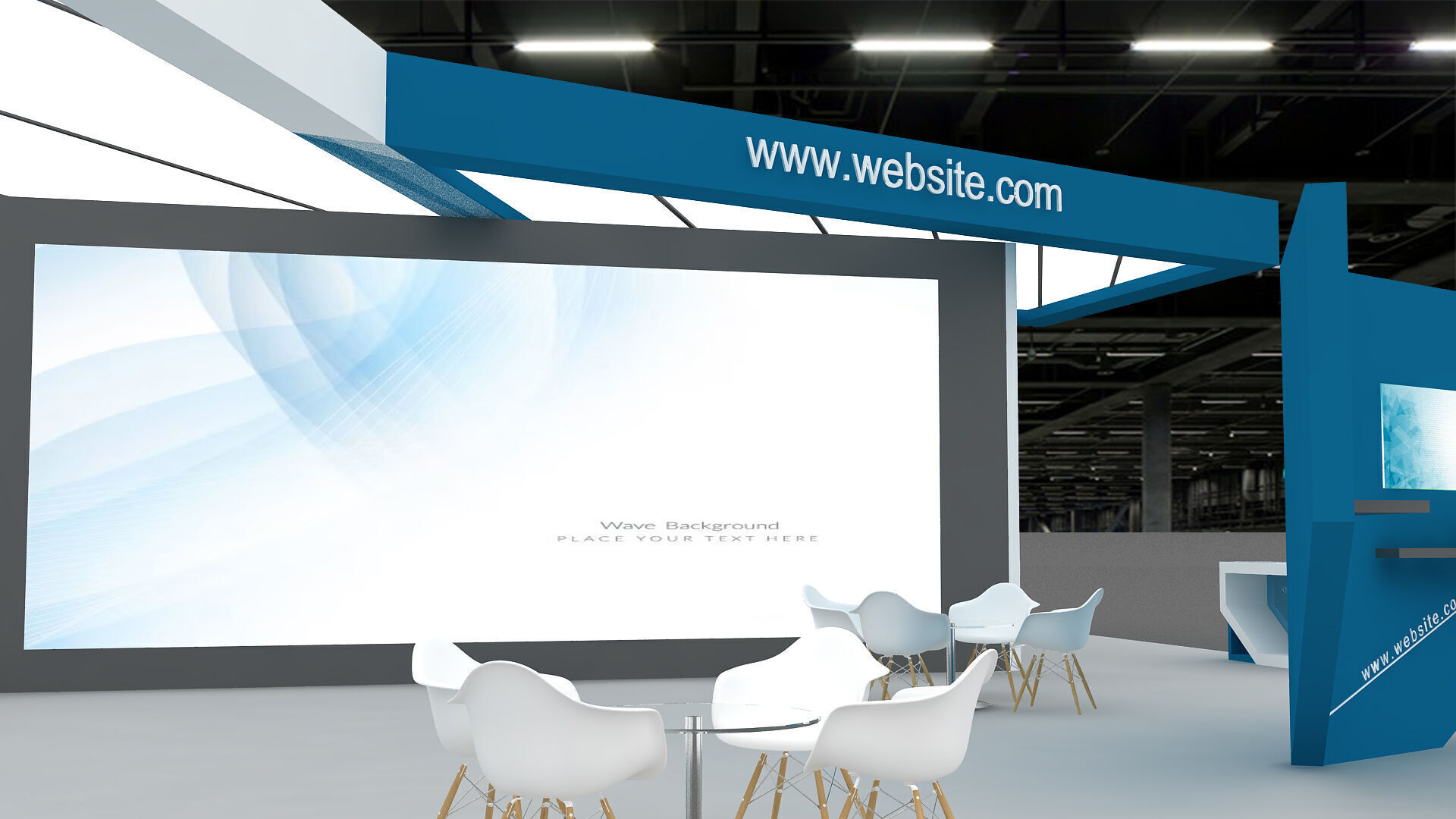 3D Model Exhibition Booth 3D model_12