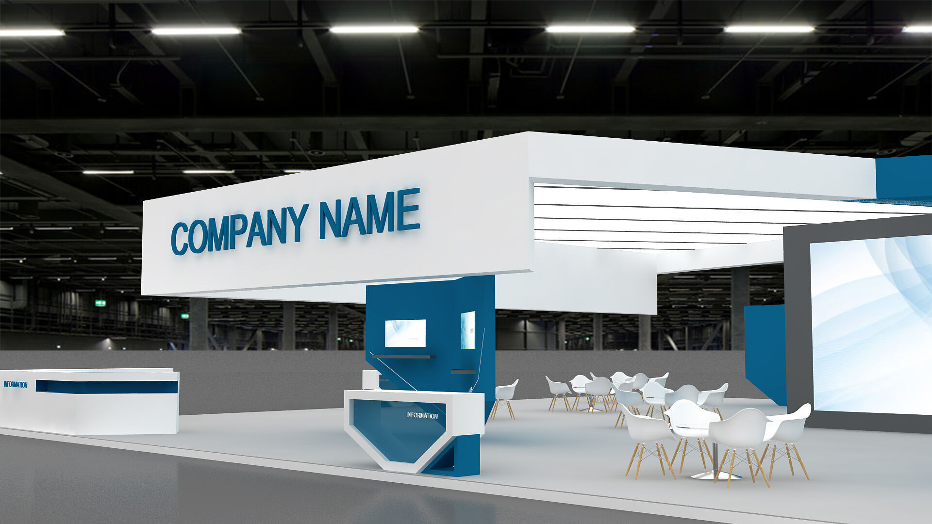 3D Model Exhibition Booth 3D model_5