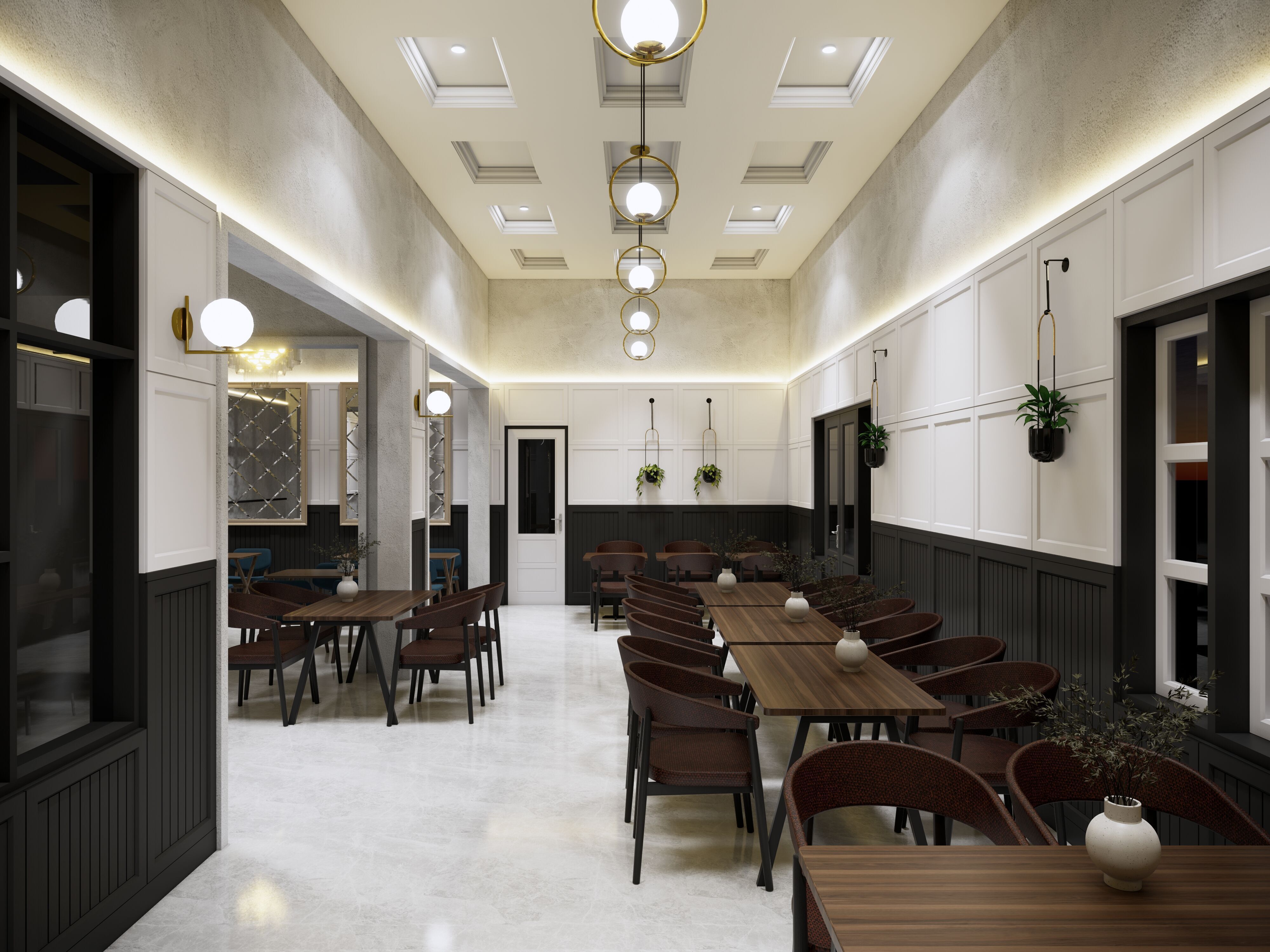 3D Interior Project Cafe  3D model_1