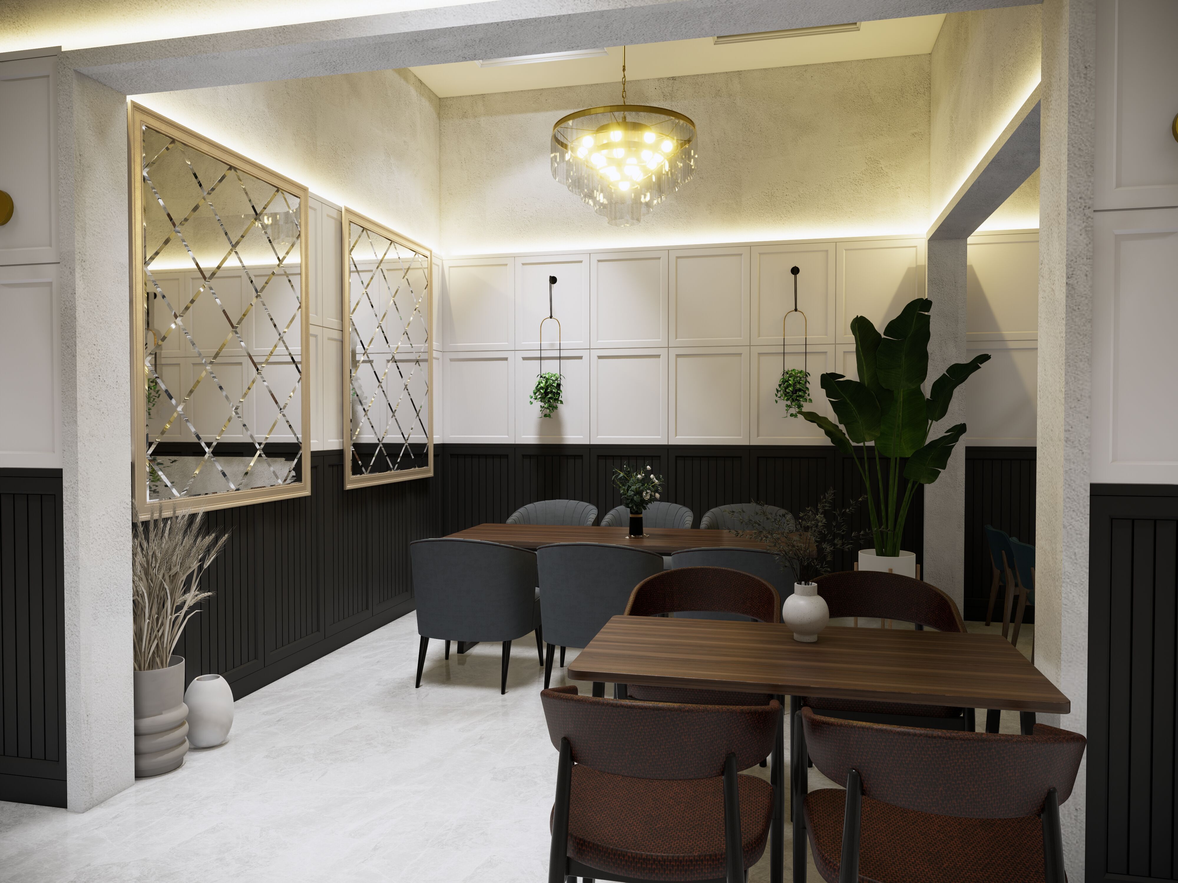 3D Interior Project Cafe  3D model_3