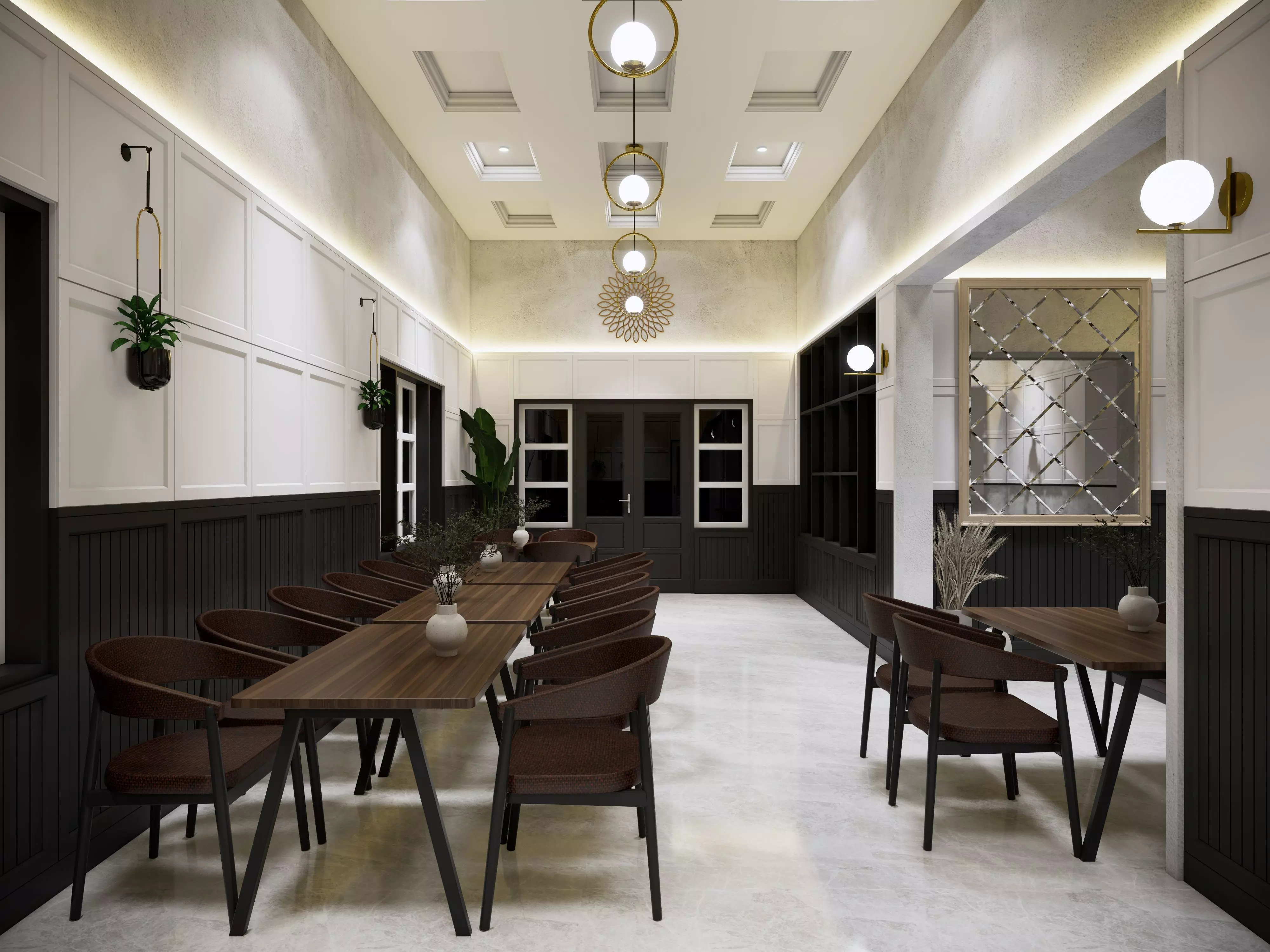 3D Interior Project Cafe  3D model_0