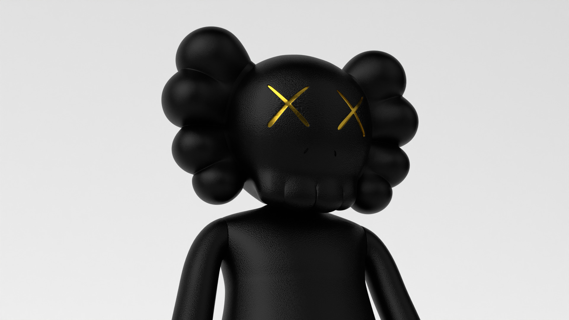 Kaws Limited Edition Black 3D model_2
