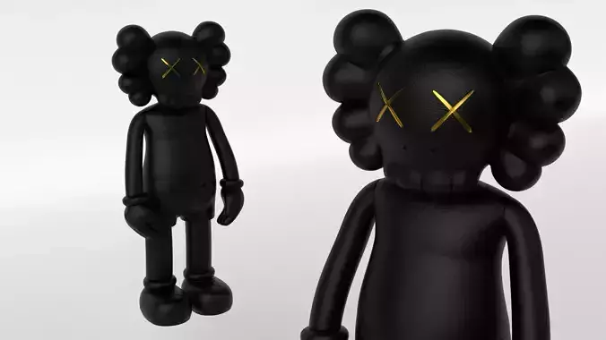 Kaws Limited Edition Black 3D model
