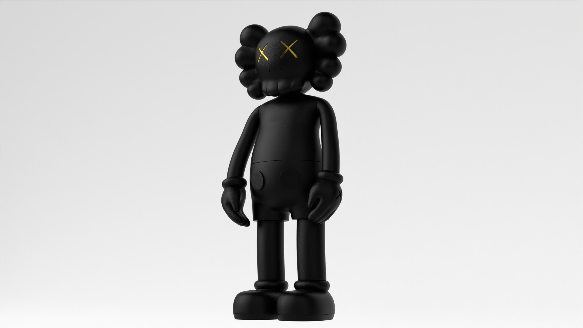 Kaws Limited Edition Black 3D model_4