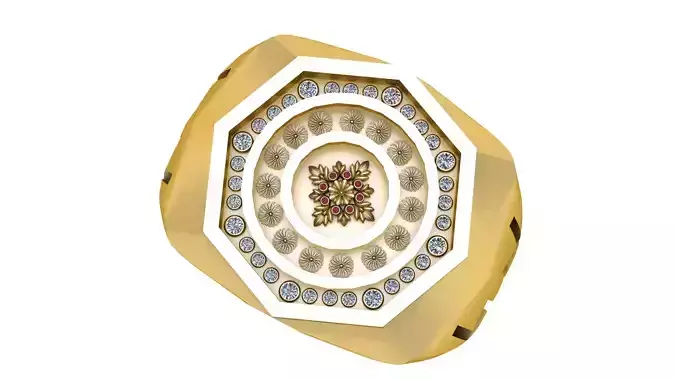 ROYAL STYLISH RING 3D PRINTABLE MODEL 3D print model