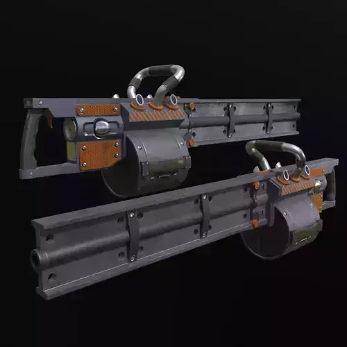 Scifi Heavy Machine Gun PBR