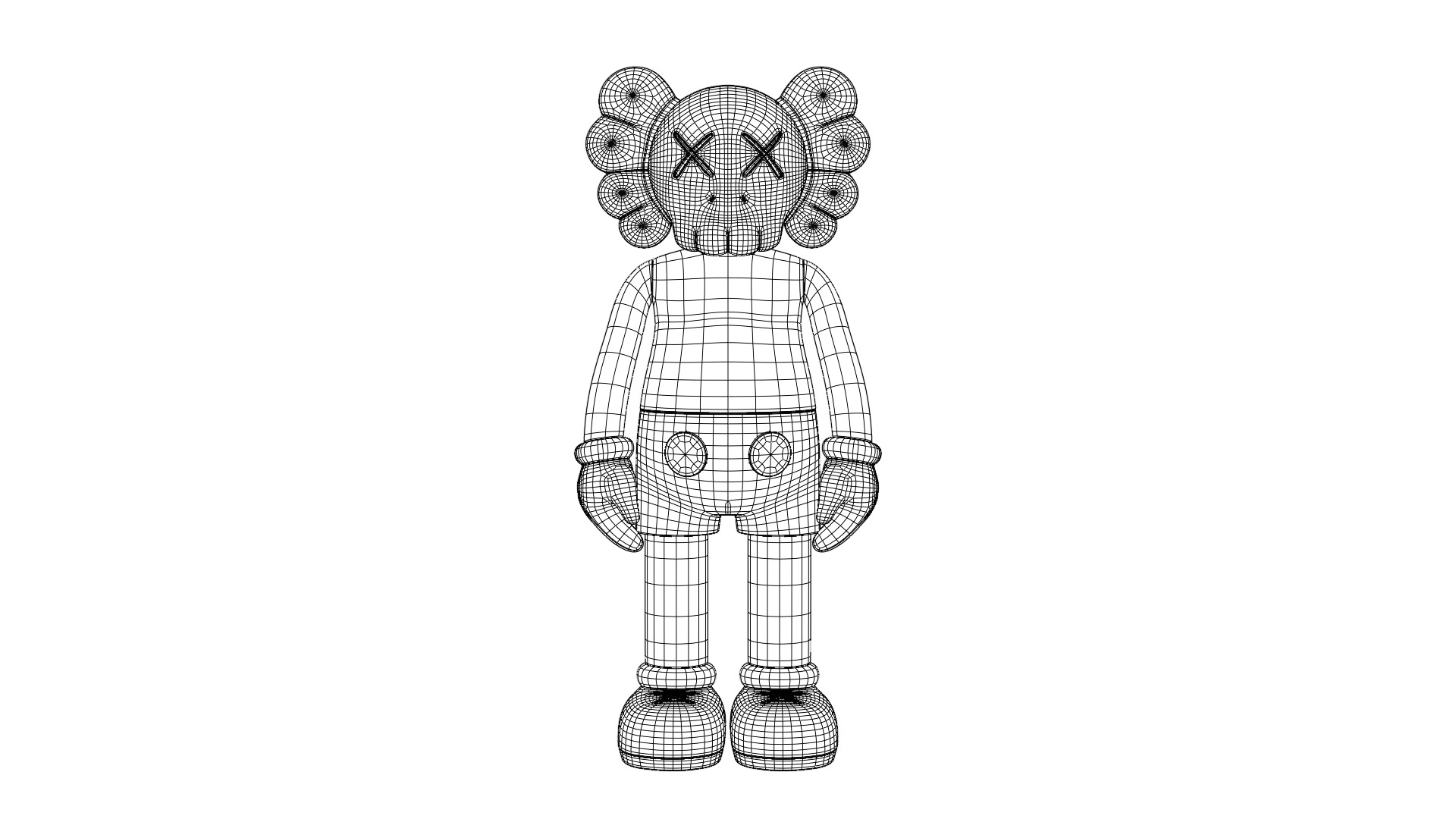 Kaws Limited Edition Collection 3D model_9