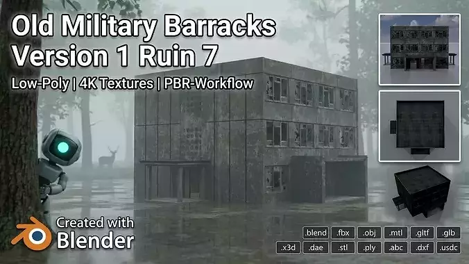 Old military barrack version 1 ruin 7