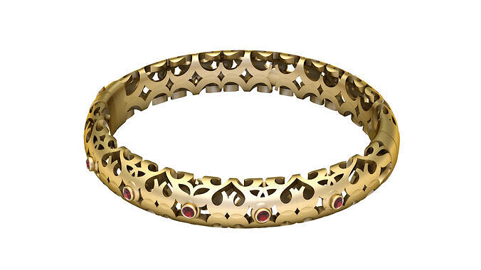 INDIAN STYLE TRADITIONAL RING 3D PRINTABLE MODEL 3D print model