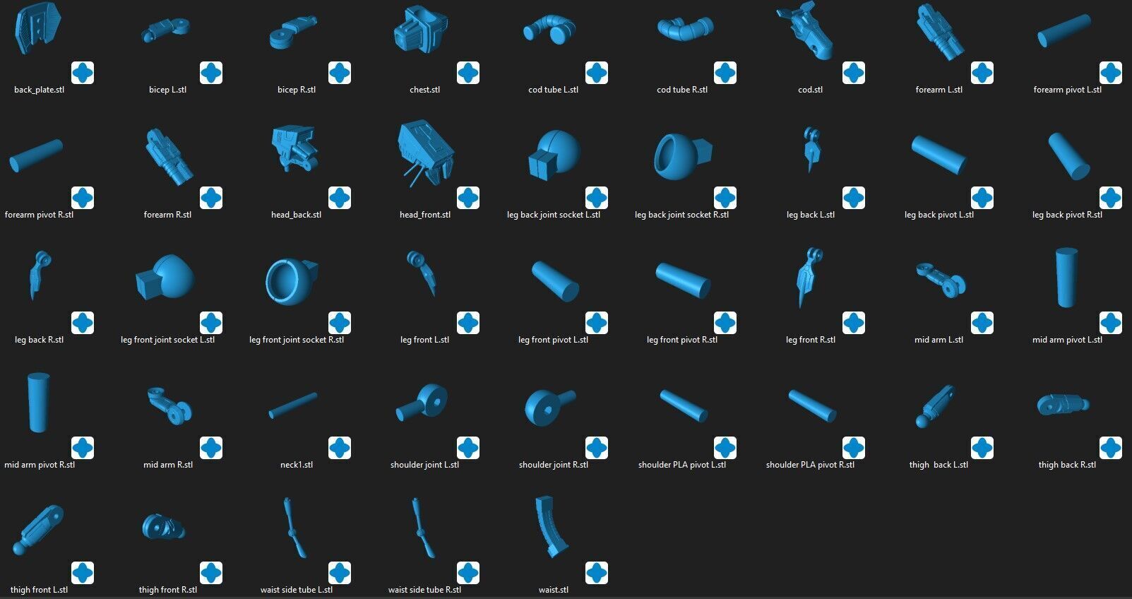 TRA-9 Battle Droid One12 Scale STL Files 3D print model_1