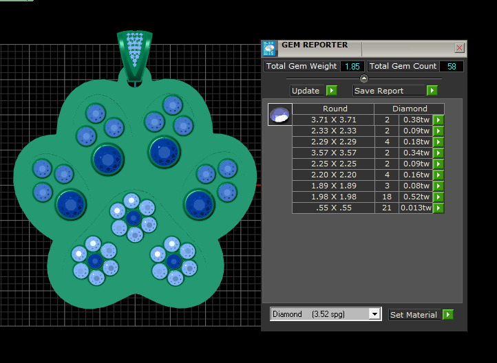 SANTA CLAUS PENDANT 3D PRINTABLE MODEL 3D print model_7