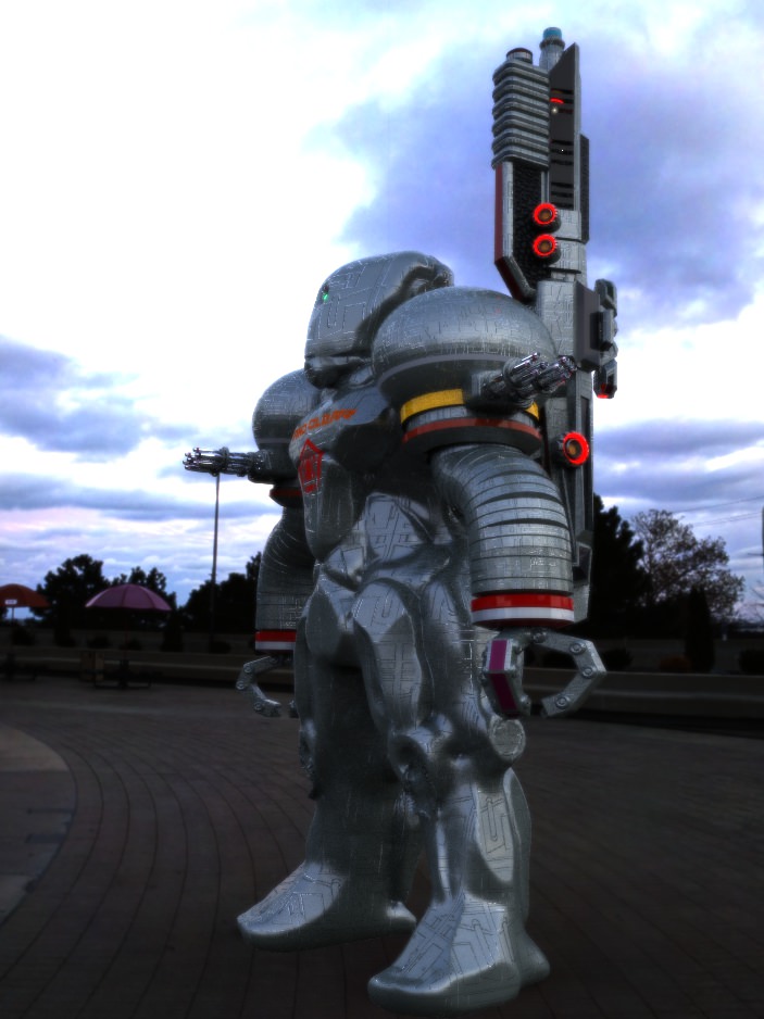 PG Infantry Bott w Pulse Rifle 3D model_2