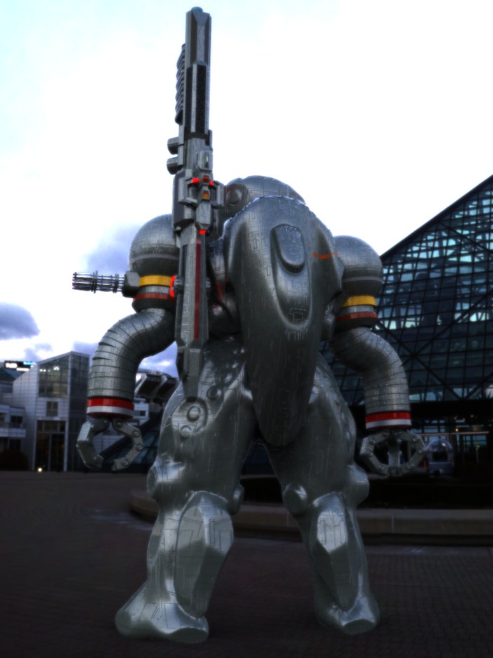 PG Infantry Bott w Pulse Rifle 3D model_1