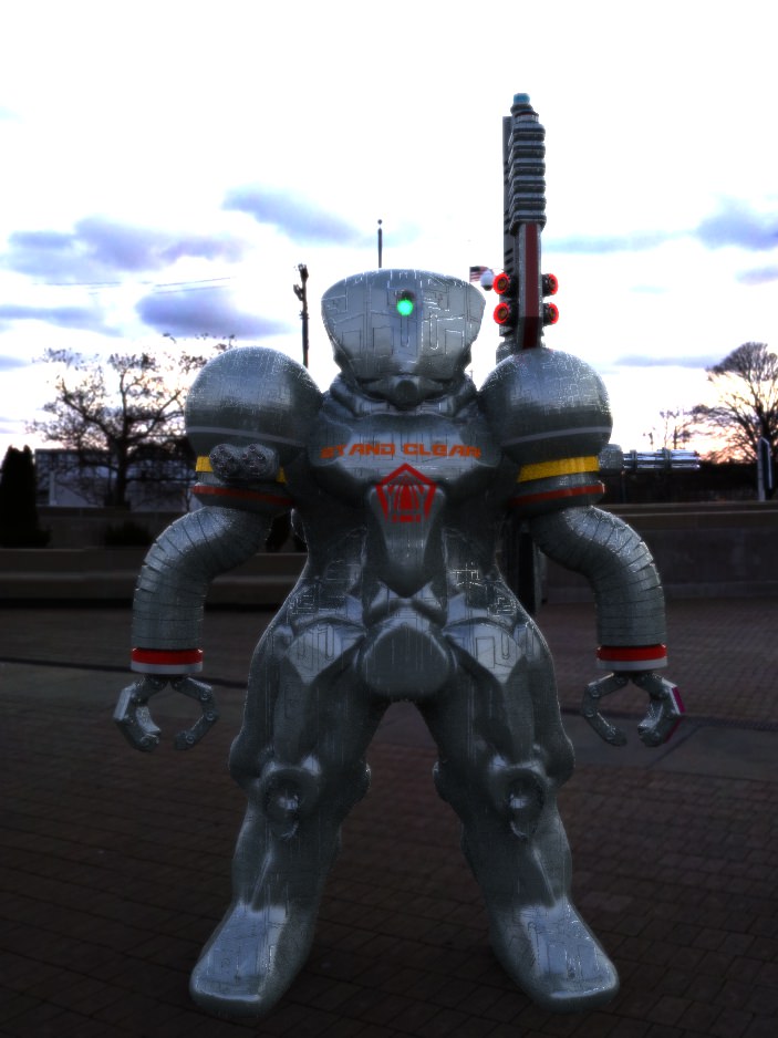 PG Infantry Bott w Pulse Rifle 3D model_3