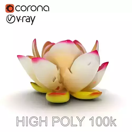 Lotus Flower Sculpture model pack