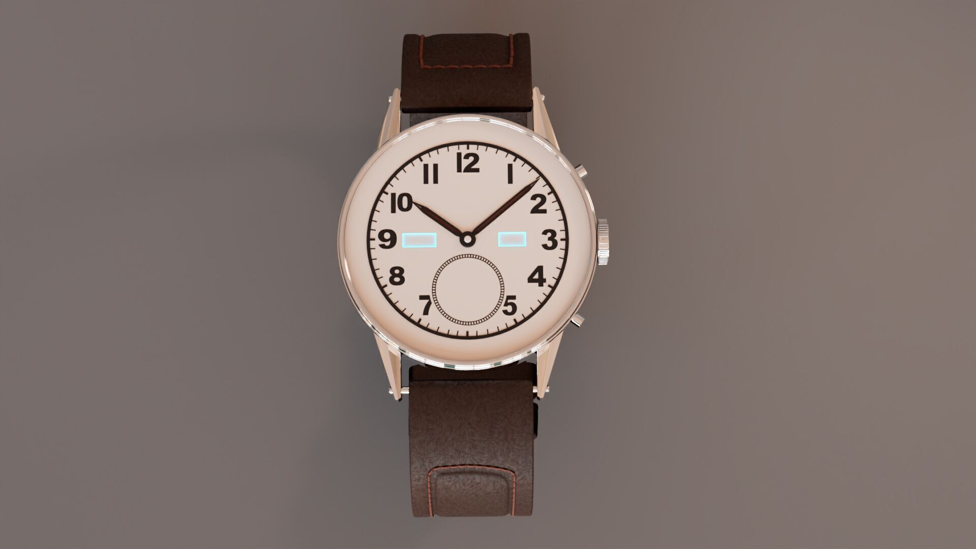 Classic Watch 3D model_4