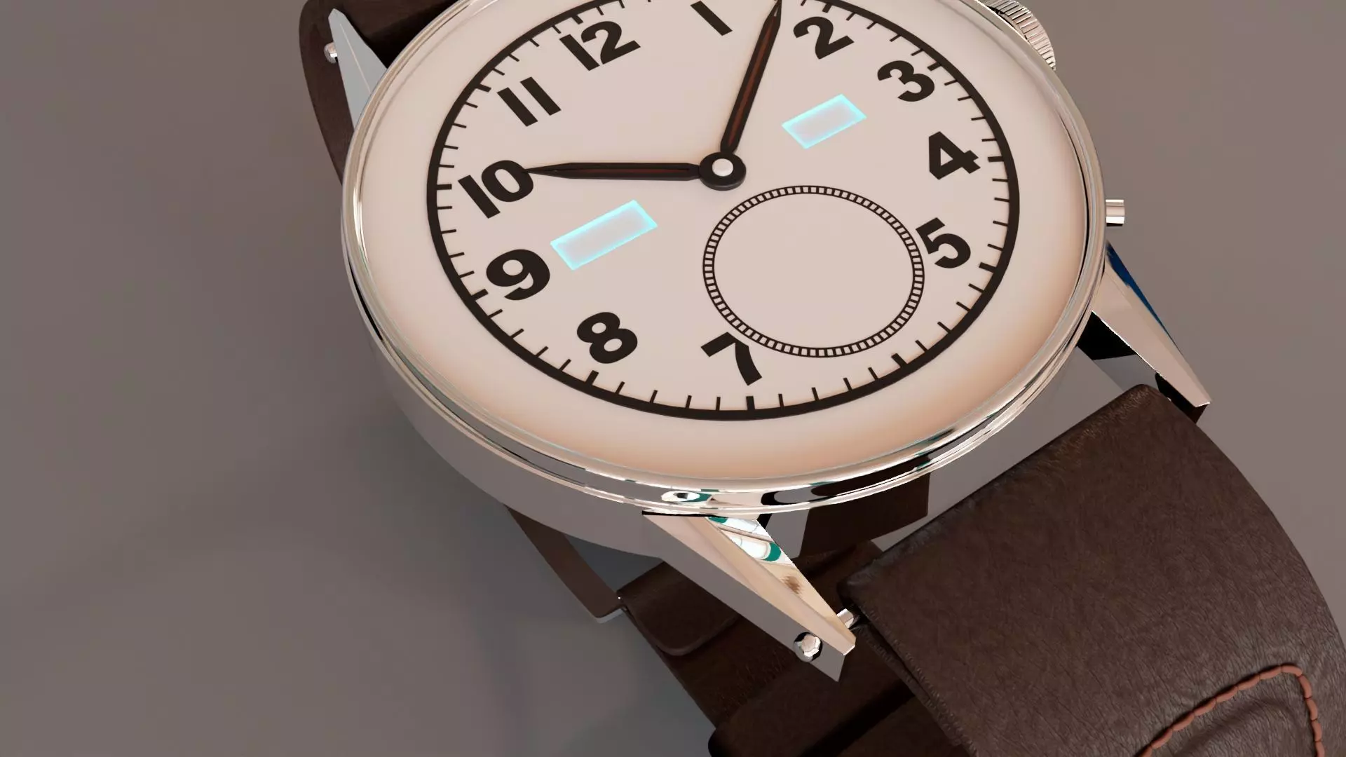 Classic Watch 3D model_0