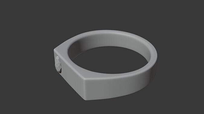 3D ring Free 3D model