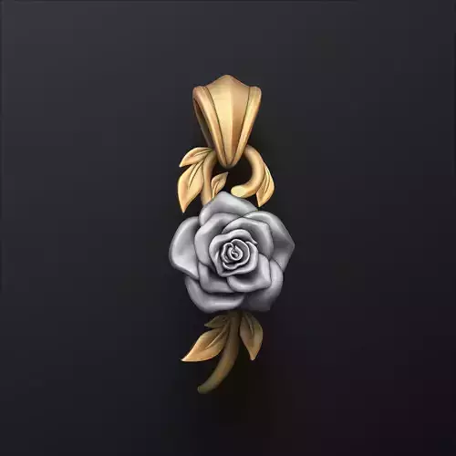 Rose Pendant v2