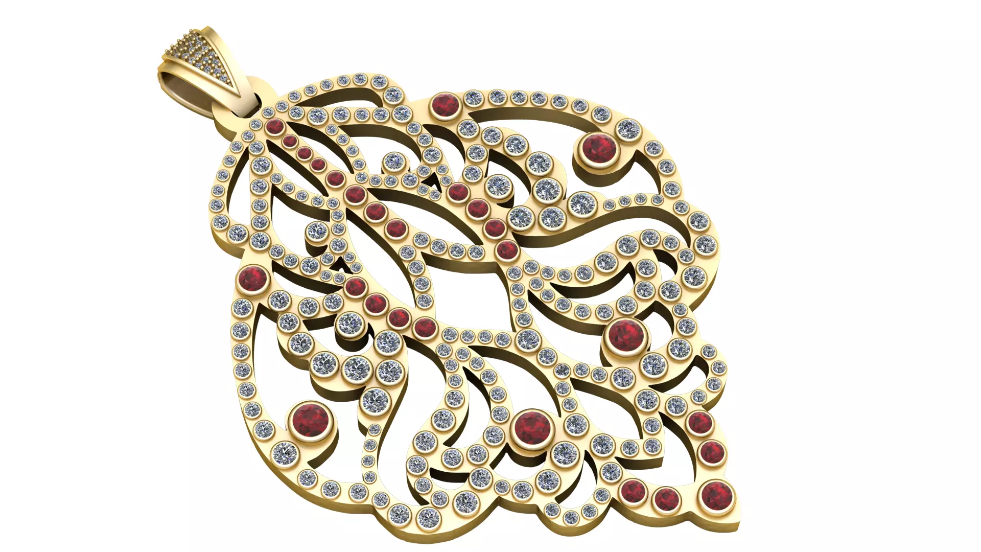 ANTIQUE AMERICAN PENDANT 3D PRINTABLE MODEL 3D print model