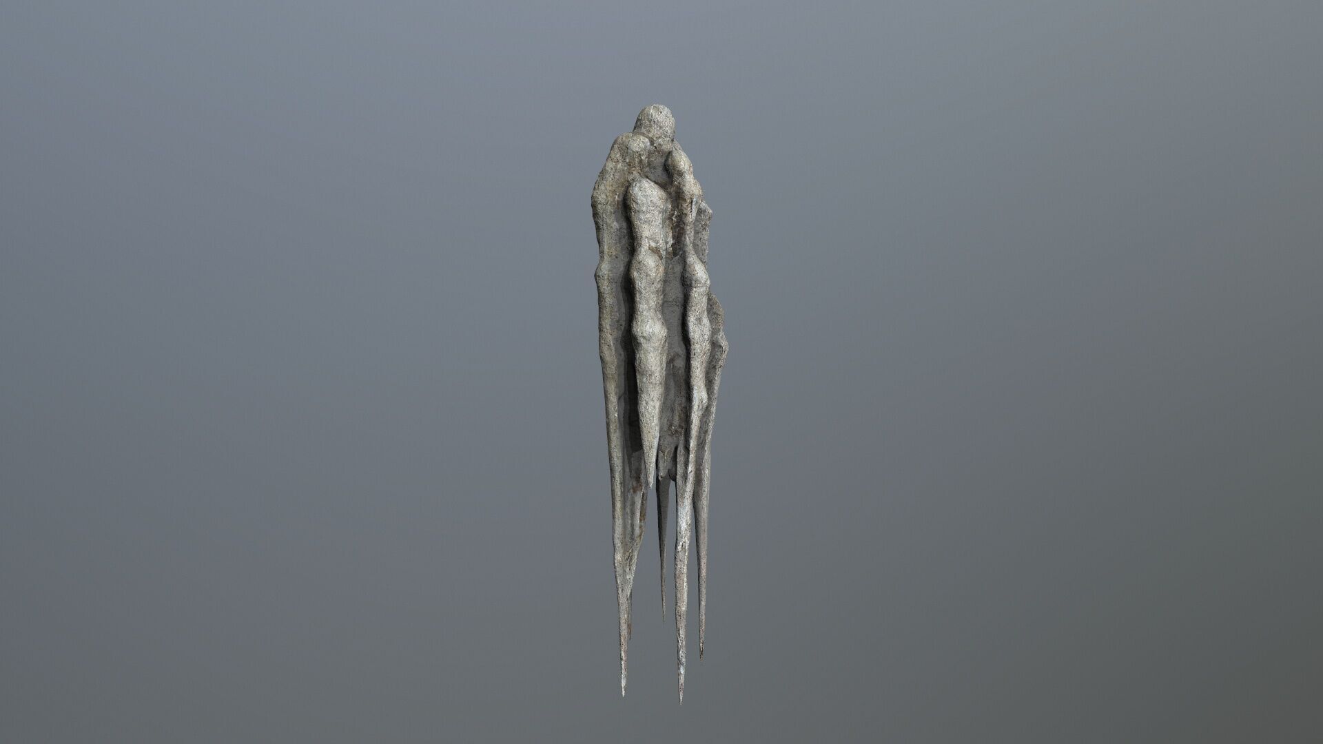 cave rocks Low-poly 3D model_17