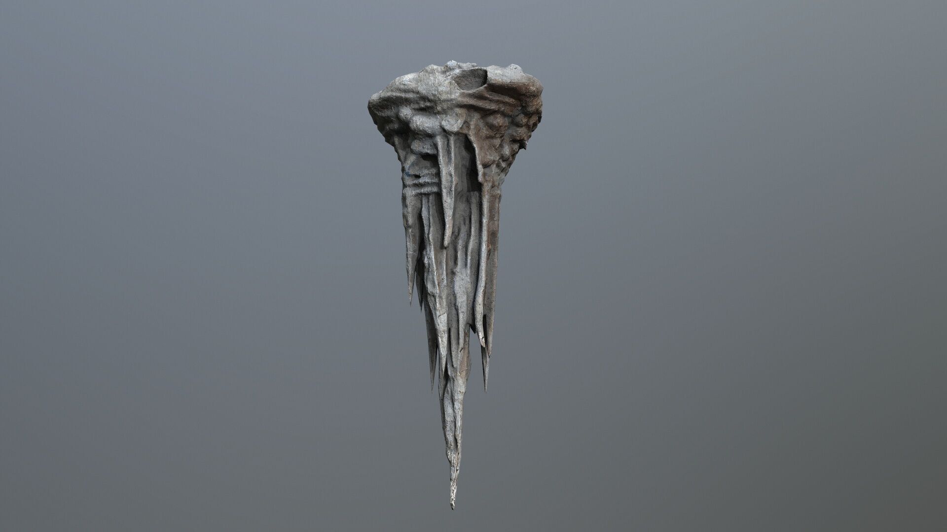 cave rocks Low-poly 3D model_16