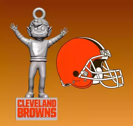 NFL - Bownie The Elf  - Hanging Figurine Cleveland Browns