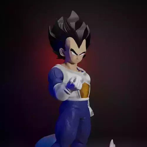 Vegeta Ready to Battle
