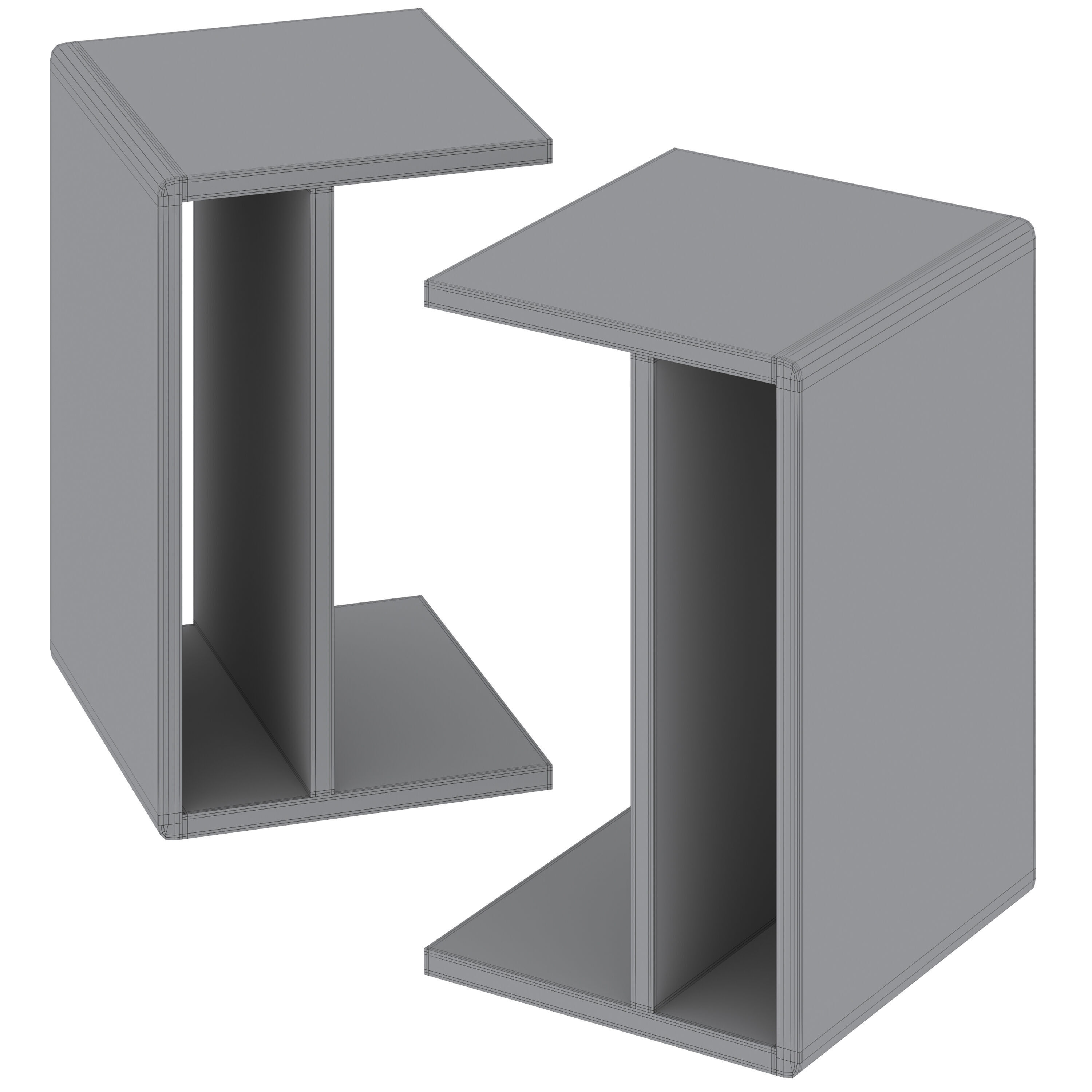 Hiroki Accent Table by Burke decor 3D model_2