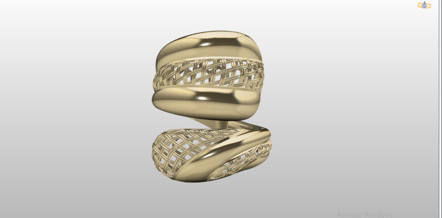 Fusion Ring Light Weight 3D print model_2